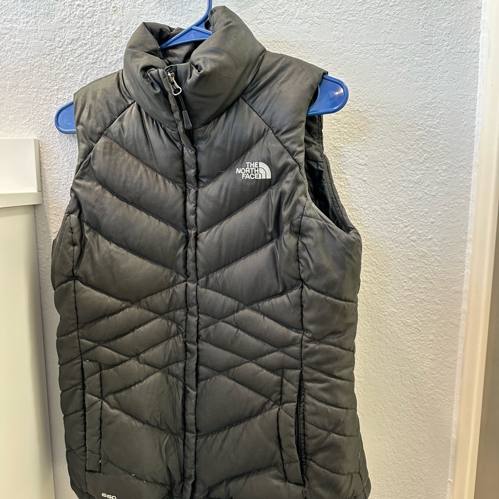 The North Face black Puffer Vest